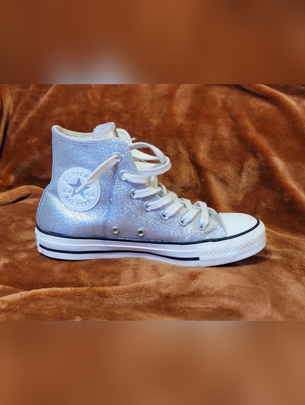 Converse Chuck Taylor All Star High "Shiny Metal"  564869C  Size 6.5 Women's